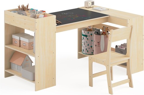 Kids art table and chairs - art,